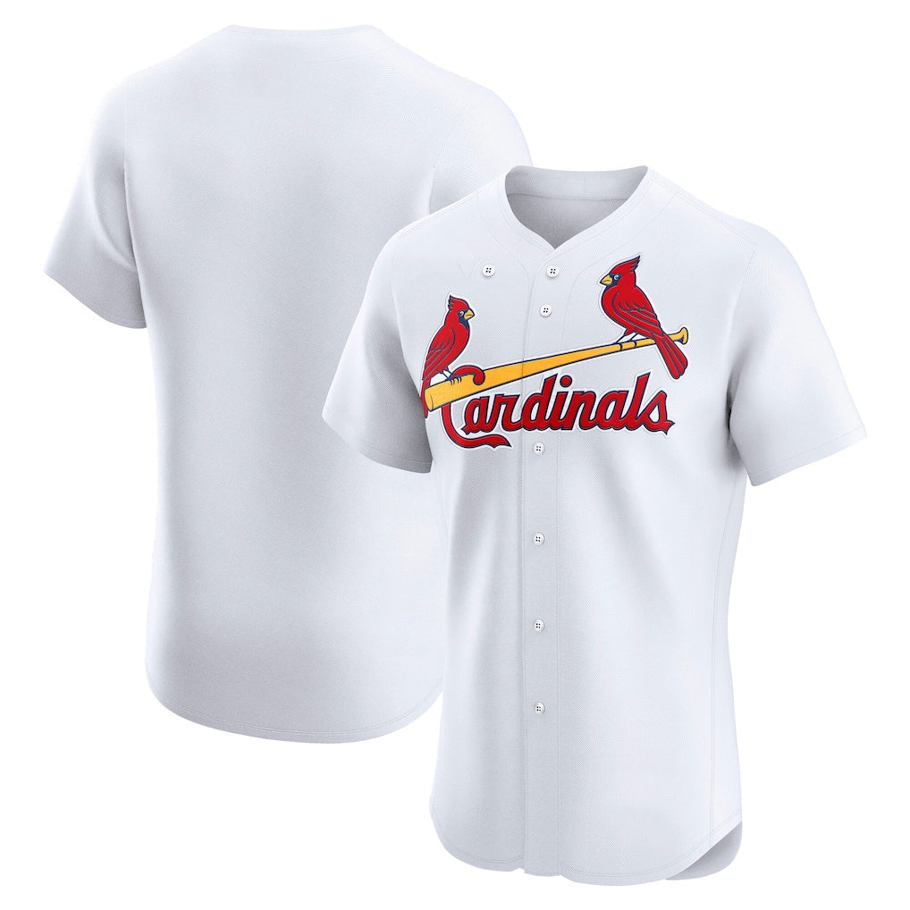 St. Louis Cardinals White Home Elite Baseball Jersey