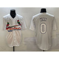 St. Louis Cardinals #0 Masyn Winn White Cool Base Stitched Baseball Jersey