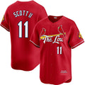 St. Louis Cardinals #11 Victor Scott II Red City Connect Limited Stitched Baseball Jersey