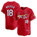 St. Louis Cardinals #18 Jordan Walker Red City Connect Limited Player Baseball Jersey