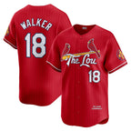 St. Louis Cardinals #18 Jordan Walker Red City Connect Limited Player Baseball Jersey