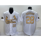St. Louis Cardinals #28 Nolan Arenado Number White 2022 All Star Stitched Cool Baseball Jersey