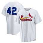 St. Louis Cardinals #42 Jackie Robinson White Home 2025 Day Replica Baseball Jersey