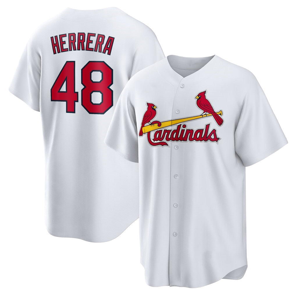 St. Louis Cardinals #48 Iván Herrera White Home Replica Baseball Jersey