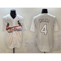 St. Louis Cardinals #4 Yadier Molina White Cool Base Stitched Baseball Jersey