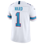 T.Titans #1 Cameron Ward White Vapor F.U.S.E. Sewn Down Limited Jersey