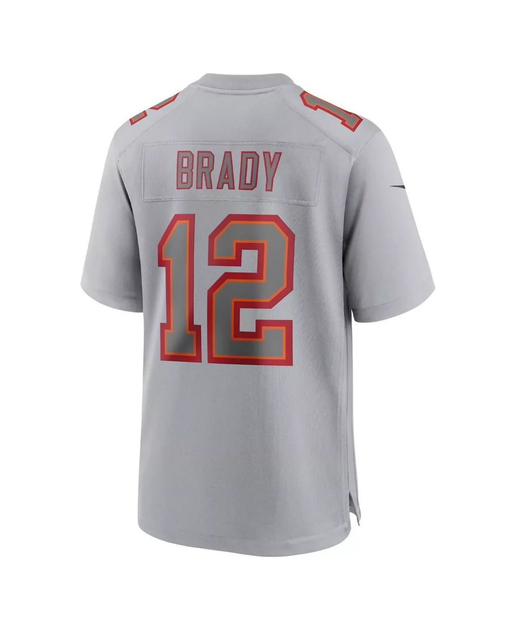 TB.Buccaneers #12 Tom Brady Gray Atmosphere Fashion Game Stitched Football Jersey