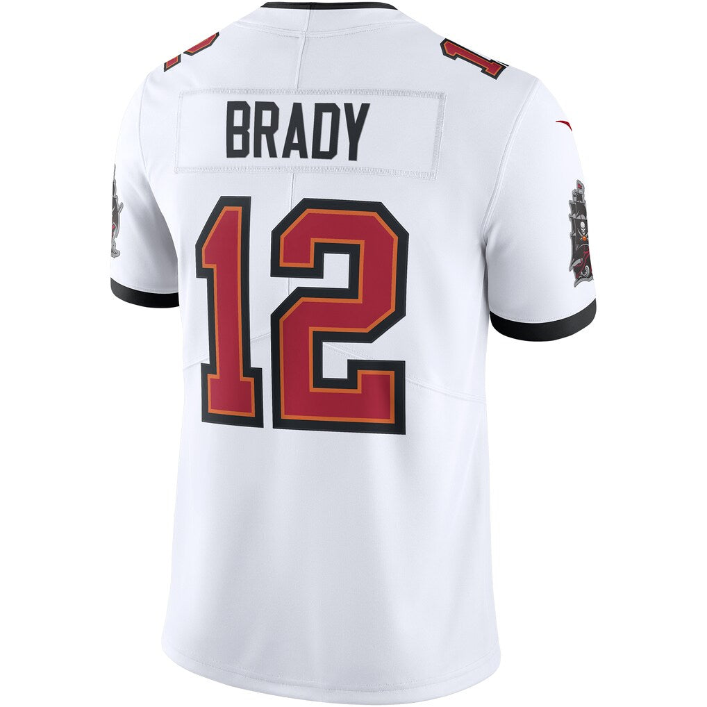TB.Buccaneers #12 Tom Brady White Vapor Limited Stitched Football Jersey