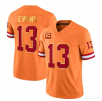 TB.Buccaneers #13 Mike Evans Orange Throwback Game Stitched Football Jersey