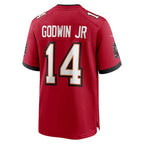 TB.Buccaneers #14 Chris Godwin Jr. Red Game Player Jersey