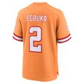 TB.Buccaneers #2 Emeka Egbuka Creamsicle Alternate 2 50th Season Game Jersey