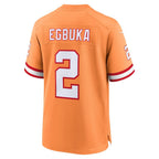 TB.Buccaneers #2 Emeka Egbuka Creamsicle Alternate  Game Jersey