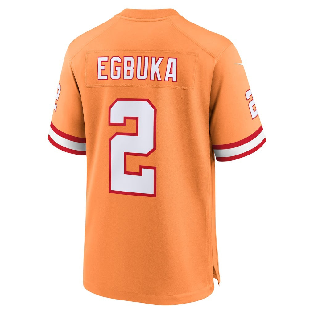 TB.Buccaneers #2 Emeka Egbuka Creamsicle Alternate  Game Jersey
