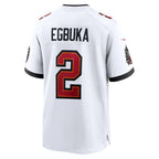 TB.Buccaneers #2 Emeka Egbuka White 50th Season Game Jersey