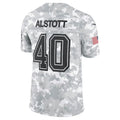 TB.Buccaneers #40 Mike Alstott Arctic Camo 2024 Salute to Service Retired Player Limited Jersey