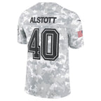 TB.Buccaneers #40 Mike Alstott Arctic Camo 2024 Salute to Service Retired Player Limited Jersey