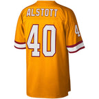 TB.Buccaneers #40 Mike Alstott Mitchell & Ness Orange Big & Tall Retired Player Replica Jersey