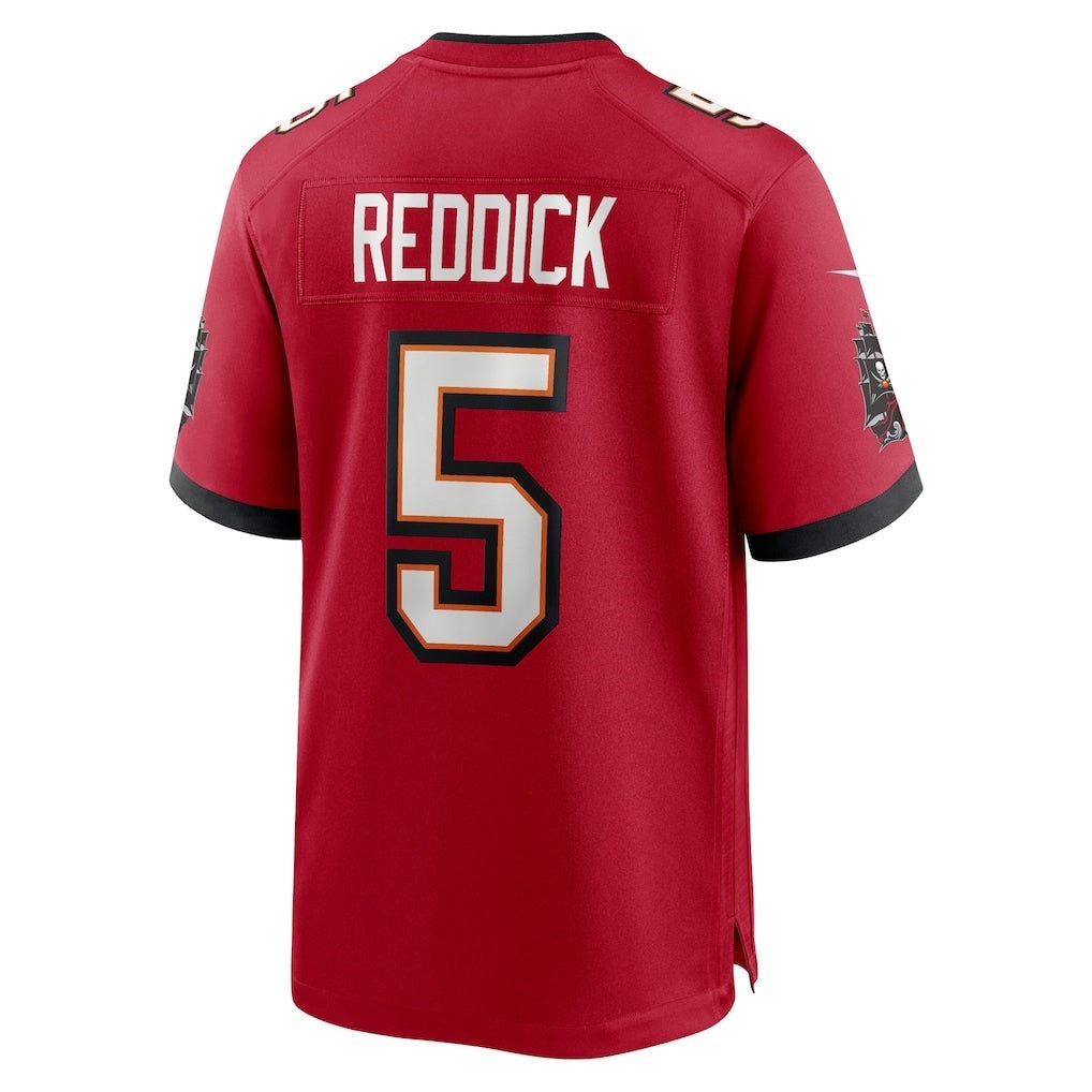TB.Buccaneers #5 Haason Reddick Red Team Game Stitched Football Jersey