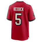 TB.Buccaneers #5 Haason Reddick Red Team Game Stitched Football Jersey