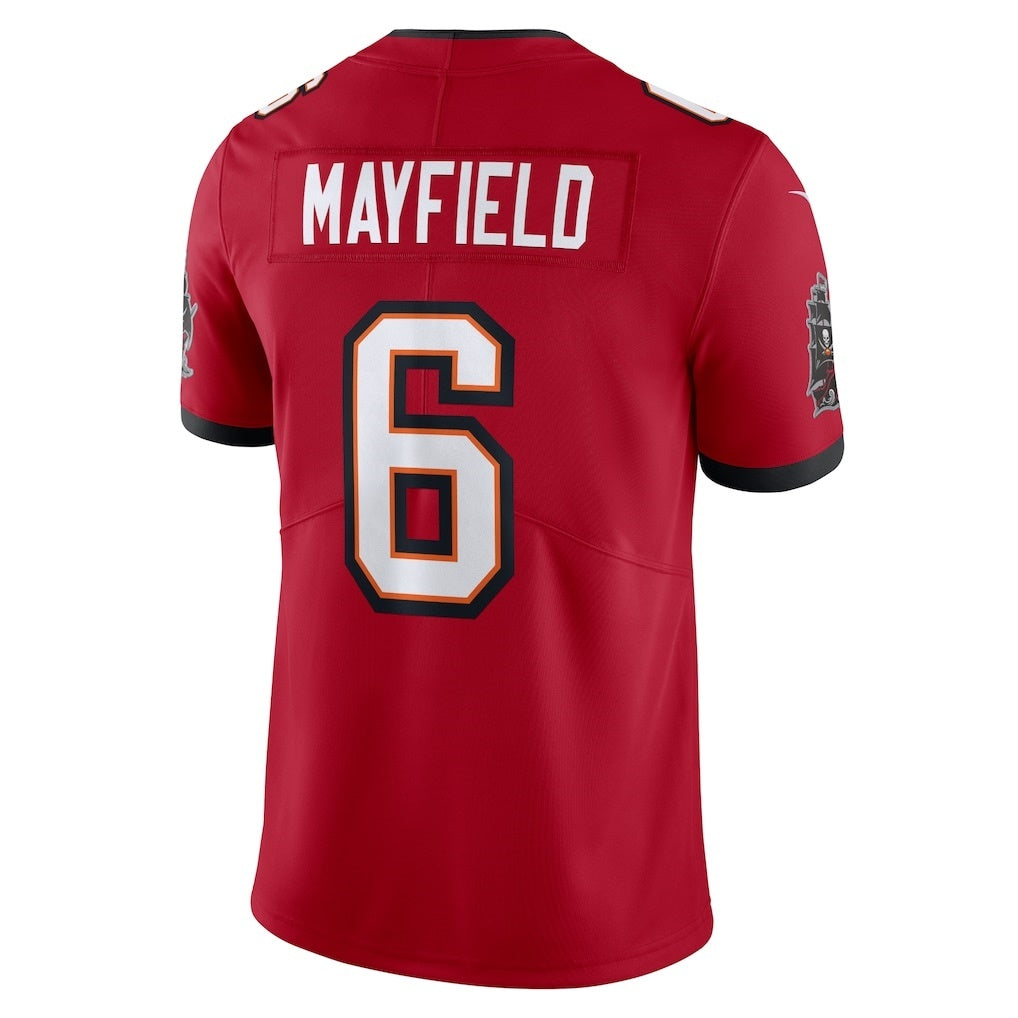 TB.Buccaneers #6 Baker Mayfield Red Vapor Untouchable Limited Jersey