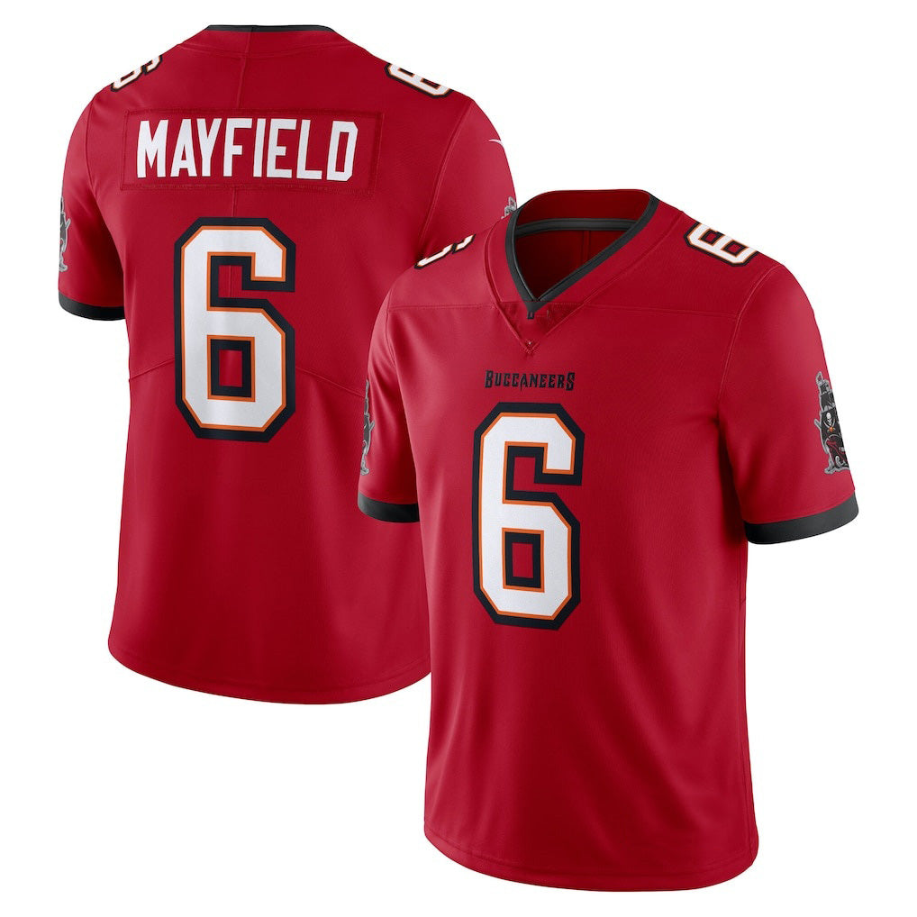 TB.Buccaneers #6 Baker Mayfield Red Vapor Untouchable Stitched Limited Football Jersey