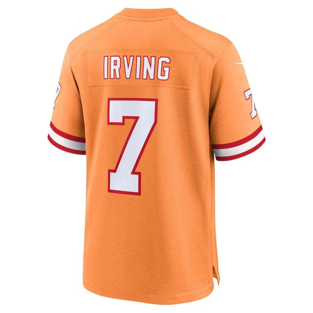 TB.Buccaneers #7 Bucky Irving Orange Alternate 2 Throwback Vapor F.U.S.E. Limited Jersey