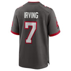 TB.Buccaneers #7 Bucky Irving Pewter Alternate Game Jersey