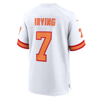 TB.Buccaneers #7 Bucky Irving '76 White 50th Season Game Jersey