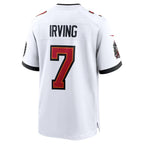 TB.Buccaneers #7 Bucky Irving White Game Jersey