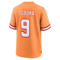TB.Buccaneers #9 Emeka Egbuka Creamsicle 50th Season Game Stitched Football Jersey