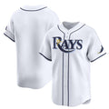 Tampa Bay Rays Blank White Home Limited Stitched Baseball Jersey