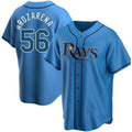 Tampa Bay Rays #56 Randy Arozarena Light Blue Alternate Replica Baseball Jersey