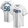 Tampa Bay Rays #56 Randy Arozarena White Home Replica Baseball Jersey