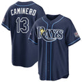 Tampa Bay Rays #13 Junior Caminero 2026 All-Star Game Navy Replica Baseball Jersey