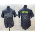 Tampa Bay Rays #14 Chandler Simpson Charcoal 2024 City Connect Limited Stitched Baseball Jersey
