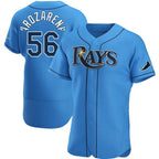 Tampa Bay Rays #56 Randy Arozarena Light Blue Alternate Baseball Jersey