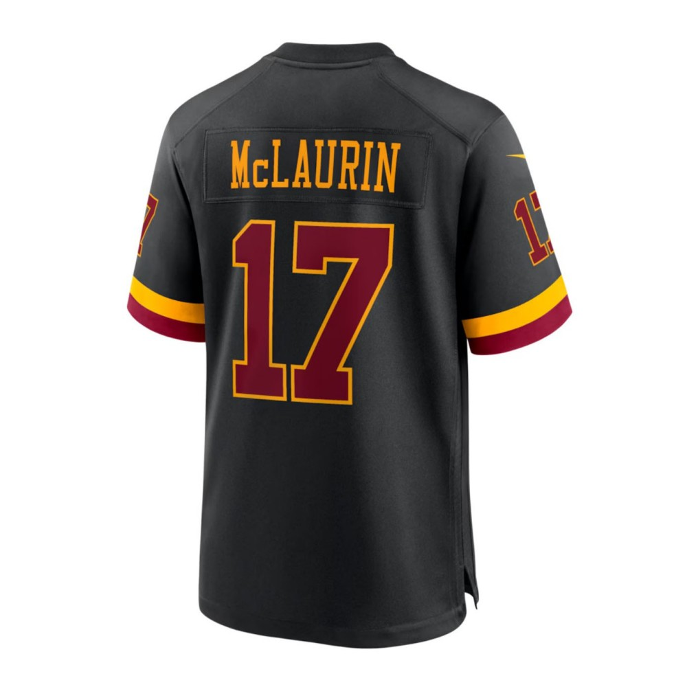 Terry McLaurin Commanders #17 Black Game Stitched Football Jersey