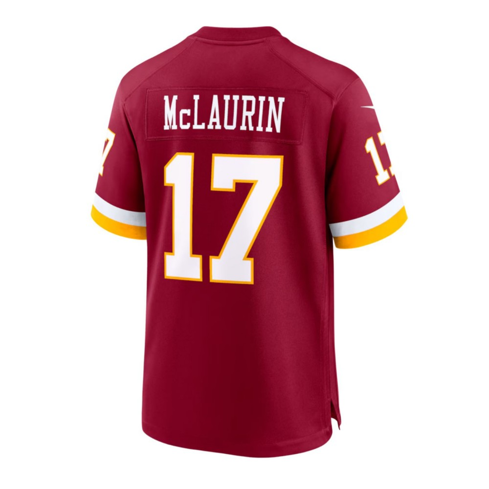 Terry McLaurin Commanders #17 Burgundy Game Stitched Football Jersey