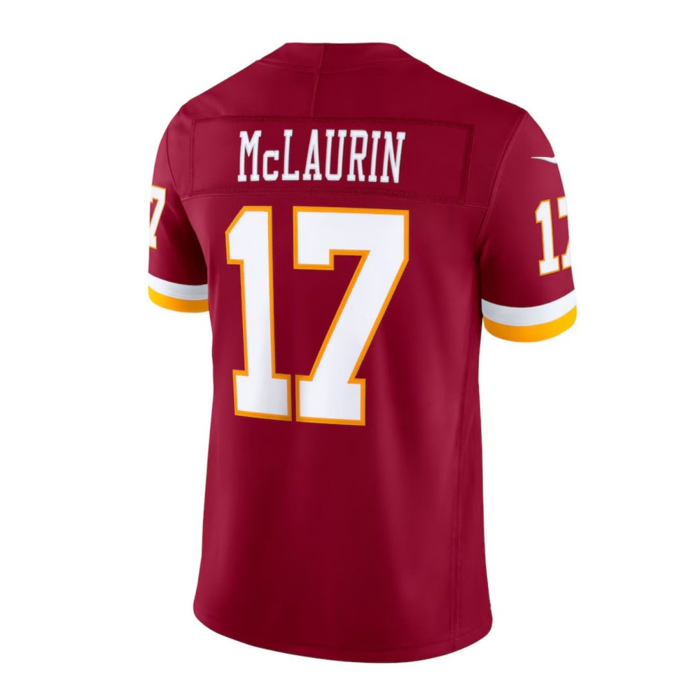 Terry McLaurin Commanders #17 Burgundy Vapor F.U.S.E. Sewn Down Limited Stitched Football Jersey