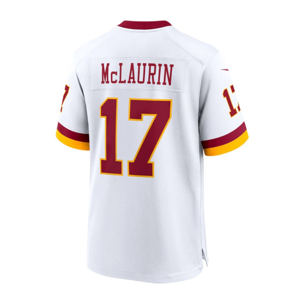 Terry McLaurin Commanders #17 White Game Stitched Football Jersey