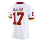 Terry McLaurin Commanders #17 White Vapor F.U.S.E. Sewn Down Limited Stitched Football Jersey
