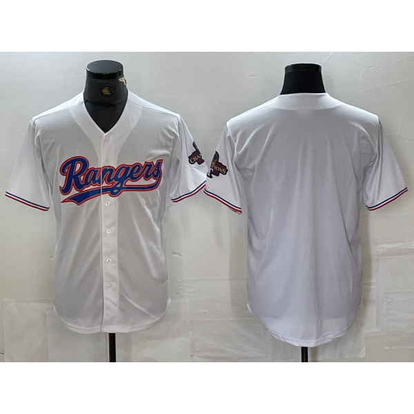 Texas Rangers Bank White 2023 World Series Champions Cool Baseball Jersey