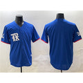 Texas Rangers Blank Royal City Connect Stitched Baseball Jersey