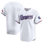 Texas Rangers White Home Limited Baseball Jersey