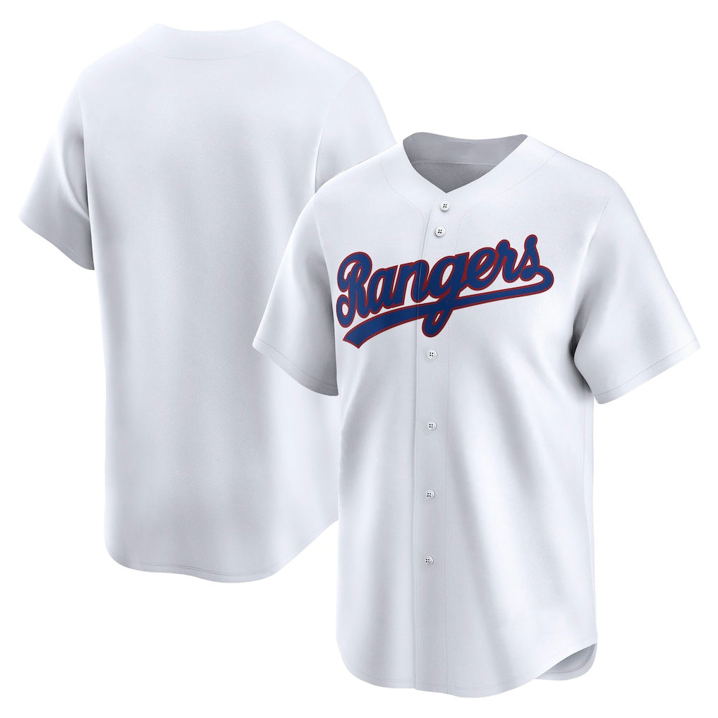 Texas Rangers White Throwback Cooperstown Collection Limited Baseball Jersey
