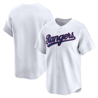 Texas Rangers White Throwback Cooperstown Collection Limited Baseball Jersey