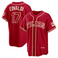 Texas Rangers #17 Nathan Eovaldi Red 2026 City Connect Stadium Baseball Jersey