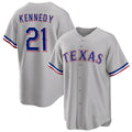 Texas Rangers #21 Ian Kennedy Gray Cool Base Stitched Baseball Jersey