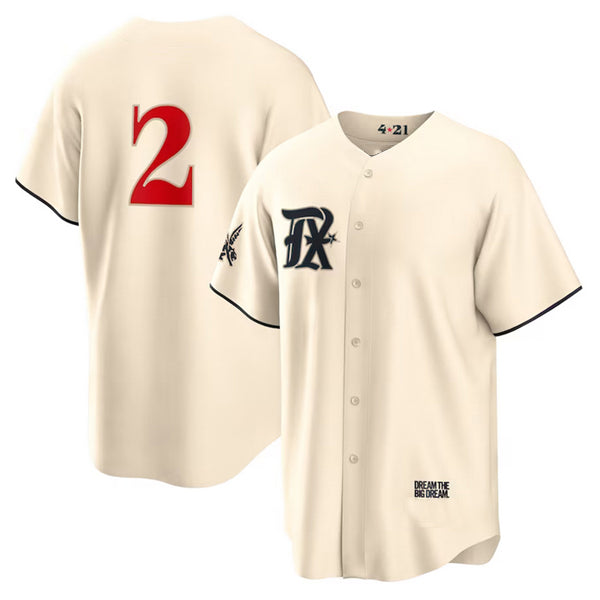 Texas Rangers #2 Marcus Semien Cream 2023 City Connect Cool Base Stitched Baseball Jersey