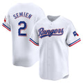 Texas Rangers #2 Marcus Semien White Home Limited Player Baseball Jersey